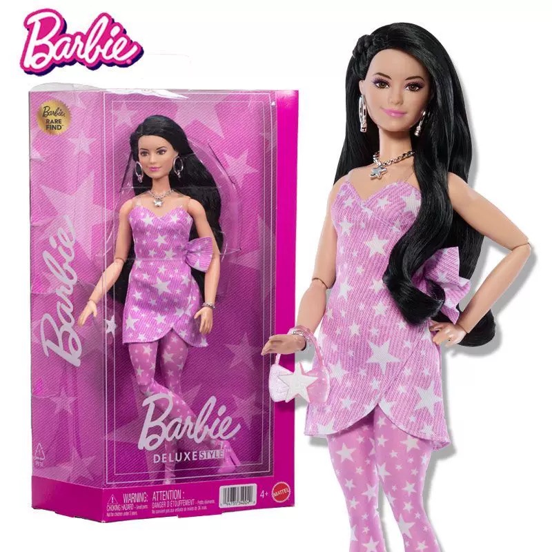 Kids Toys Xmas - Muñeca Original Mattel Barbie Deluxe Style