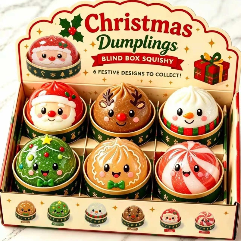 Kids Toys Xmas - Juguete Antiestrés Navideño en Forma de