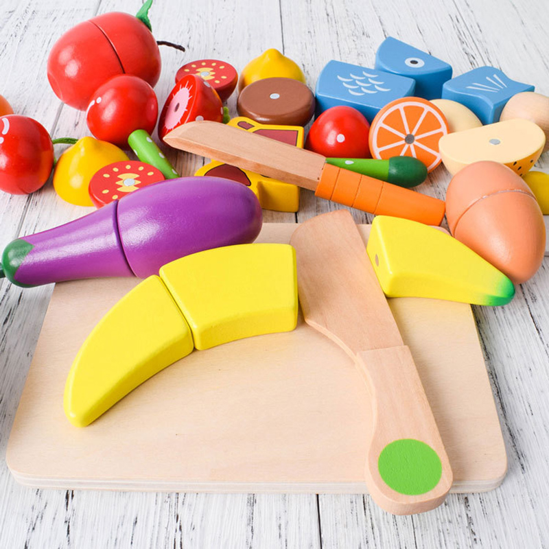 1 Uds. Juguete de madera de co - Kids Toys Kitchen Set reseña y precio