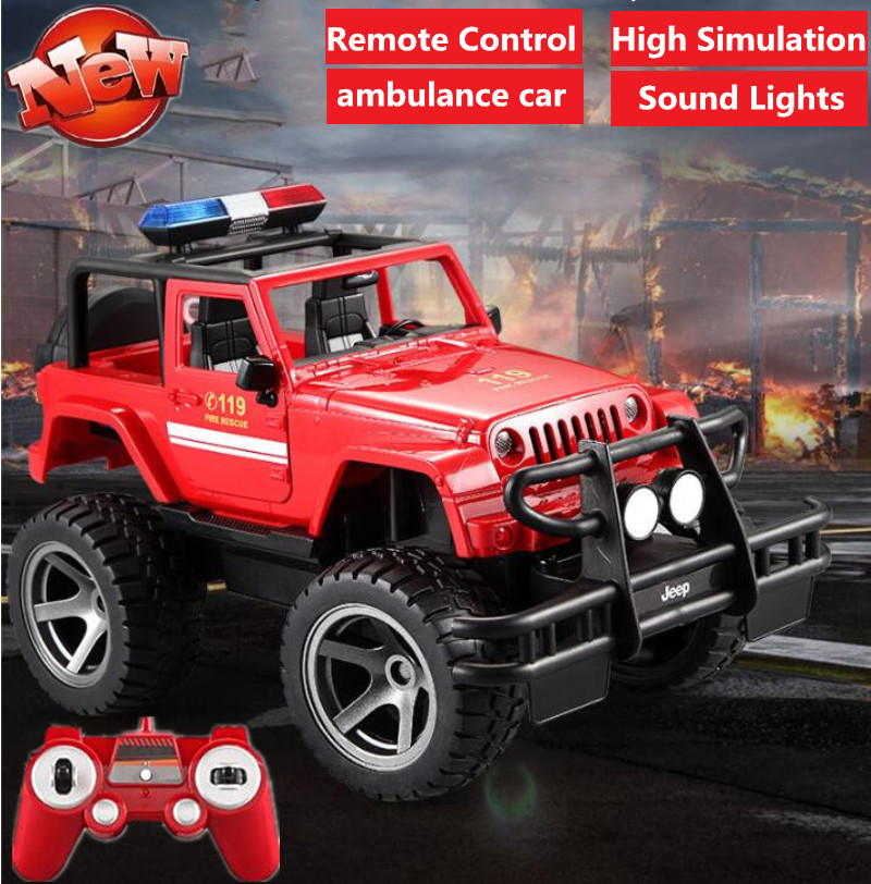 Ambulancia grande 2.4G 4WD con - Kids Toys Under 50 reseña y precio