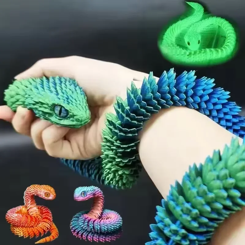 Serpiente impresa en 3D, jugue - Kids Toys Xmas reseña y precio