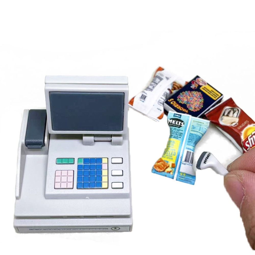 Casa de muñecas DIY, máquina P - Toy Cash Register reseña y precio